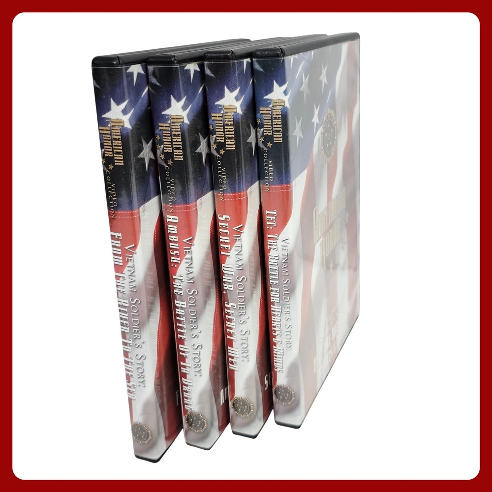 American Honor Vietnam Soldier's Story 4 Disc‎ DVD Set ABC News TLC Documentary